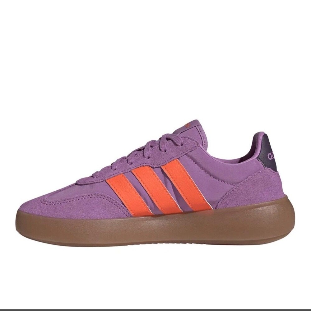 adidas Barreda Decode Lace Up  Womens Purple Sneakers Casual Shoes JR3543